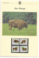 1135i: Litauen 1996, WWF- Ausgabe Wisent, Serie **/ FDC/ Maximumkarten, Jeweils In Schutzhüllen - Vaches