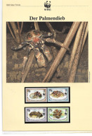 1135a: British Indian Ocean Territory, WWF- Ausgabe Palmendieb, Serie **/ FDC/ Maximumkarten - Other & Unclassified