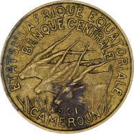 Monnaie, Afrique Équatoriale, 10 Francs, 1961 - Kameroen
