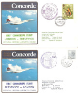 CONCORDE PREMIER 1er VOL FIRST FLIGHT BRITISH AIRWAYS LONDON PRESTWICK 1981 - Sonstige & Ohne Zuordnung