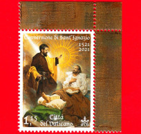 Nuovo - MNH - VATICANO - 2021 - 500 Anni Della Conversione Di Sant’Ignazio Di Loyola – IHS – 1.15 - Neufs