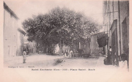 Saint Zacharie - Place Saint Roch  - CPA °J - Saint-Zacharie