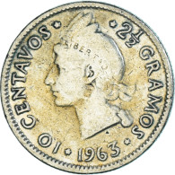 Monnaie, DOMINICA, 10 Centavos, 1963 - Dominicaine