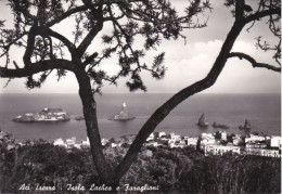 ACI TREZZA - ACI CASTELLO - DINTORNI DI ACIREALE E CATANIA - ISOLA LACHEA E FARAGLIONI DALLA COLLINA - 1966 - Acireale