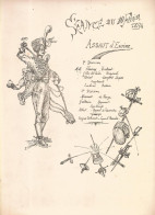 Programme, Ecole POLYTECHNIQUE, Sports, ASSAUT D'ESCRIME, 10 Février 1894, Frais Fr 2.75 E - Programs