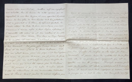 HENRI V – Lettre Autographe Signée – Projet Politique, Monarchie Et Empire Napoléon III - 1852 - Personajes Historicos