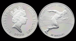 Cook Islands 10 Dollar 1990- Olympic Summergames In Barcelona 1992 - Isole Cook