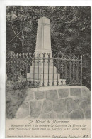 Saint-Michel-de-Maurienne (73) : Le Monument Du Capitaine De France Du 9ème Cuirassiers En 1904 PF. - Saint Michel De Maurienne