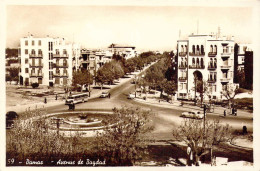 SYRIE - Damas - Avenue De Bagdad - Carte Postale Ancienne - Siria