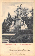 SUISSE - Gruss Aus Basel - St. Jacobs-Denkmal - Carte Postale Ancienne - Bâle