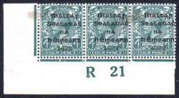 1922 Dollard Control Strip Of 3 R21 I, R! - Ongebruikt