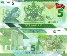 Trinidad & Tobago / 5 Dollars / 2022 / P-61(a) / UNC - Trinité & Tobago