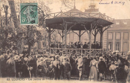 27-LOUVIERS- LES JARDINS DE L'HÔTEL DE VILLE - LE KIOSQUE DE MUSIQUE - Louviers