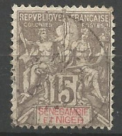SENEGANBIE ET NIGER N° 6 OBL / Used - Used Stamps