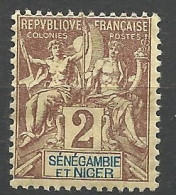 SENEGANBIE ET NIGER N° 2 NEUF* CHARNIERE / Hinge / MH - Ungebraucht