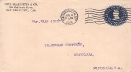 USA - POSTAL STATIONERY 5c 1905 SAN FRANCISCO > GUATEMALA / *1 - 1901-20