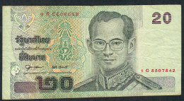 THAILAND P109g 20 BAHT 2003 Signature 79   VF NO P.h. - Thaïlande