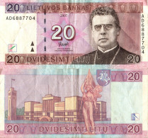 Lithuania / 20 Litu / 2007 / P-69(a) / VF - Lituanie