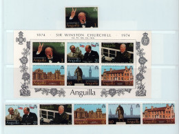 Anguilla 1974 Sir Winston Churchill MNH Stamps - Sir Winston Churchill