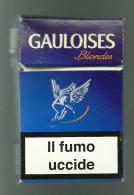 Tabacco Pacchetto Di Sigarette Italia - Gauloises Blondes Da 20 Pezzi - Vuoto - Sigarettenkokers (leeg)