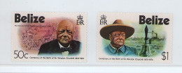 Belize 1974 Sir Winston Churchill MNH Stamps - Sir Winston Churchill