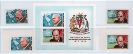 British Antarctic Territory BAT 1974 Sir Winston Churchill MNH + Used Stamps - Sir Winston Churchill