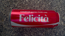 Lattina Italia - Coca Cola 2013 - Condividi ... Felicità 2 - 500 Ml. ( Vuota ) - Cannettes