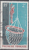 Polynésie Française 1970 Michel 115 O Cote (2005) 1.00 € Plongeur Descendant Avec Panier Cachet Rond - Gebraucht