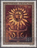 Polynésie Française 1973 Michel 170 O Cote (2005) 4.20 € Art Jean-François Favre Cachet Rond - Used Stamps