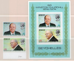 Seychelles 1974 Sir Winston Churchill MNH Stamps - Sir Winston Churchill