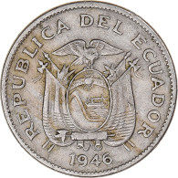 Monnaie, Équateur, 10 Centavos, Diez, 1946 - Ecuador