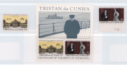 Tristan Da Cunha 1974 Sir Winston Churchill MNH Stamps - Sir Winston Churchill