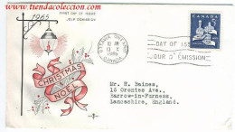 First Day Of Yssue 1965 Christmas Noël - Commemorative Covers
