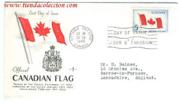 Canada Official Canadian Flag - Sobres Conmemorativos