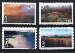 Parcs Nationaux:Grand Canyon.Ariz. Niagara Falls .N-Y,Acadia N.P.Maine,Nine Mile Prairie.Nebr. 4 Timbres Neufs ** - 3b. 1961-... Ungebraucht