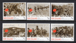 New Zealand 2008 ANZAC - 1st Issue - Set MNH (SG 3032-3037) - Neufs