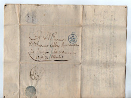 TB 4294 - 1835 - LAC - Lettre - Direction Générale De L'Enregistrement Et Des Domaines à PARIS Pour M. LABBEY à LISIEUX - 1801-1848: Précurseurs XIX