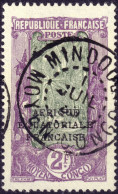 CONGO FRANÇAIS - 1919 -  TàD " MINDOULI / MOYEN CONGO " Sur Yv.63 2fr Violet & Olive - TB - Gebraucht