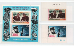 Turks & Caicos 1974 Sir Winston Churchill MNH Stamps - Sir Winston Churchill