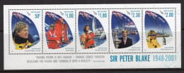 New Zealand 2009 Sir Peter Blake - Yachtsman - Commemoration MS MNH (SG MS3186) - Ungebraucht