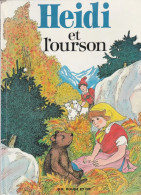 LIVRE    ENFANT HEIDI  Et. L'ourson - Bibliotheque Rouge Et Or