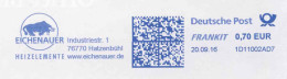 820  Taureau: Ema D'Allemagne, 2016 -  Bull  Meter Stamp From Hatzenbühl, Germany - Koeien