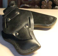 Holster Droit Cuir Noir Gaucher - Uitrusting