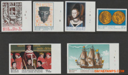 België 1973 - Mi:1729/1734, Yv:1669/1674, OBP:1677/1682, Stamp - □ - Historische Uitgifte  - 1961-1980