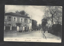 NANTERRE  Avenue De La Gare (pli) Oblit "st Germain à Paris " 1904   1c Et 2c Sage  Et 2 X 1 C Blanc - Nanterre