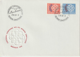 Europa 1959 FDC Suisse 632-633 - 1959