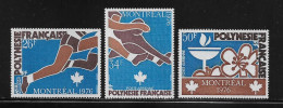 POLYNESIE FRANCAISE  ( OCPOL  -1040 )  1976   N° YVERT ET TELLIER  N° 110/112    N** - Neufs