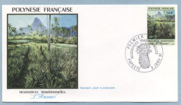 1991 JANVIER 09  Enveloppe1er Jour  RESSOURCES TRADITIONNELLES 44 FRANCS - Storia Postale