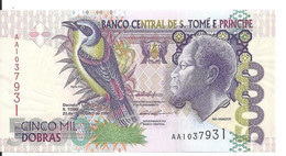 SAO TOME ET PRINCIPE 5000 DOBRAS 1996 UNC P 65 A - Sao Tome And Principe