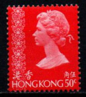 HONG KONG - 1973 - EFFIGIE DELLA REGINA ELISABETTA II - 50 C. - MNH - Nuevos